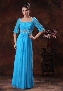 Beaded Decorate Square Sky Blue Mother Of The Bride Dress In Oro Valley Arizona