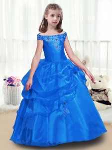 Elegant Off the Shoulder Mini Quinceanera Gowns with Beading 