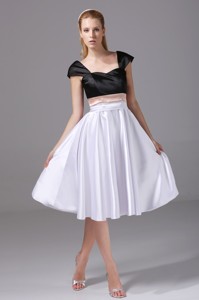 Cap Sleeves Sweetheart Multi-colored Low Back Mother of The Bride Dress