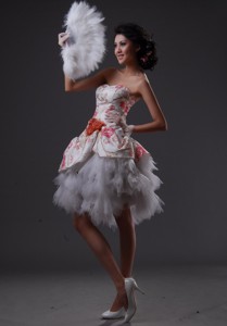 Tulle Prom Dress Sweetheart Princess Party Beading