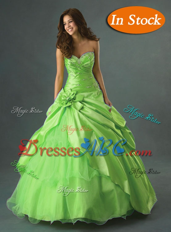 Exclusive Ball Gown Sweetheart Floor-length Beading Quinceanera Dress
