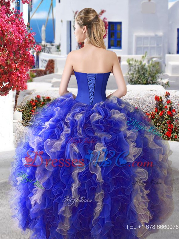 Hot Sale Really Puffy Organza Detachable Sweet 16 Dress With Appliques And Ruffles